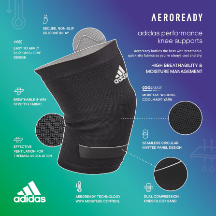 ซัพพอร์ทหัวเข่า Performance Climacool ADIDAS ADSU-13323-NL ไซส์ L_4